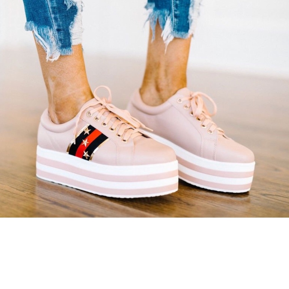 Platform sneakers!